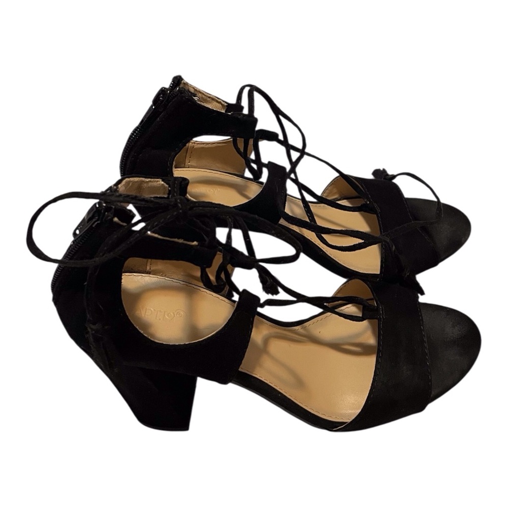 Apt.9 Women's Black Strappy Block Heels Sandal, 7.5M - Picture 6 of 10